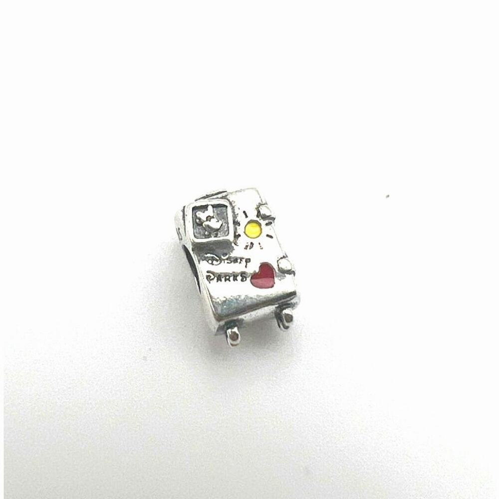New Disney Suitcase Travel Charm for European Bracelet